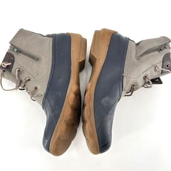 Sperry Womens Syren Gulf Waterproof Duck Ankle Rainboots Boot Grey Blue Size 9.5 - Picture 3 of 11